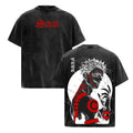 Sukuna Tee Washed – Jujutsu Kaisen Execution the Movie Culling Game Arc Vintage Oversized Heavy Cotton Double Printed Anime Manga T-Shirt, Retro Unisex Streetwear Graphic Top, Ryomen Sukuna’S Vessel Curse King Edition, JJK Japanese Otaku Gift Tee